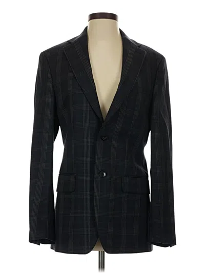 Pre-owned Assorted Brands Wool Blazer Jacket In Gray