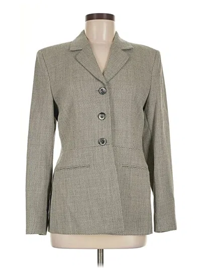 Pre-owned Assorted Brands Wool Blazer Jacket In Gray