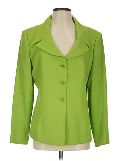 Pre-owned Assorted Brands Wool Blazer Jacket In Green