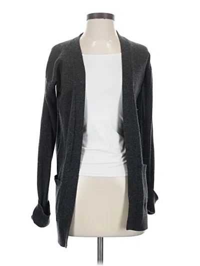 Pre-owned Assorted Brands Wool Cardigan Sweater In Gray