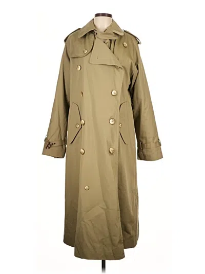 Pre-owned Assorted Brands Wool Coat In Green