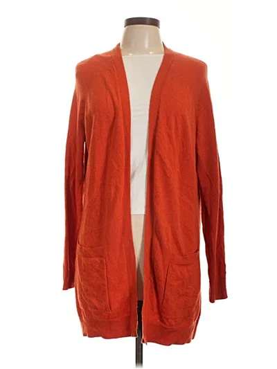 Pre-owned Assorted Brands Wool Coat In Orange