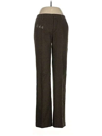 Pre-owned Assorted Brands Wool Pants In Brown