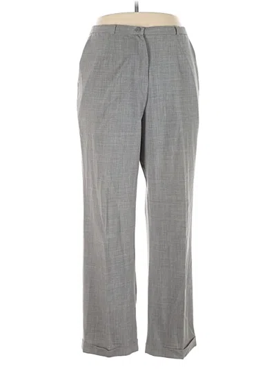 Pre-owned Assorted Brands Wool Pants In Gray