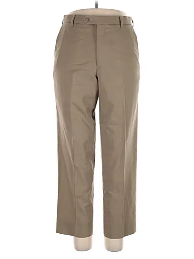 Pre-owned Assorted Brands Wool Pants In Tan
