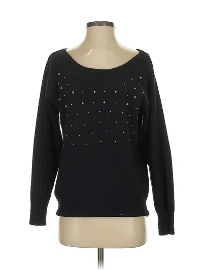 Pre-owned Assorted Brands Wool Pullover Sweater In Black