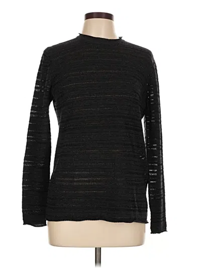 Pre-owned Assorted Brands Wool Pullover Sweater In Black