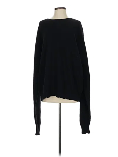 Pre-owned Assorted Brands Wool Pullover Sweater In Black