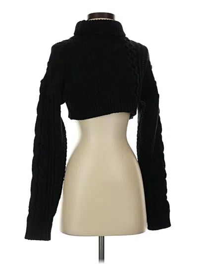 Pre-owned Assorted Brands Wool Pullover Sweater In Black