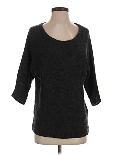 Pre-owned Assorted Brands Wool Pullover Sweater In Black