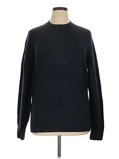 Pre-owned Assorted Brands Wool Pullover Sweater In Black