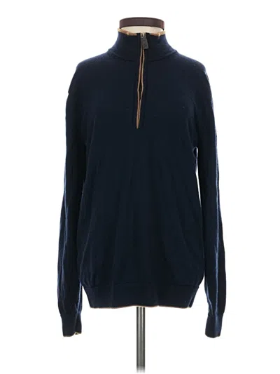 Pre-owned Assorted Brands Wool Pullover Sweater In Blue