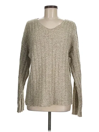 Pre-owned Assorted Brands Wool Pullover Sweater In Brown