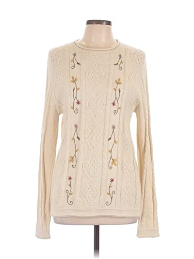 Pre-owned Assorted Brands Wool Pullover Sweater In Brown