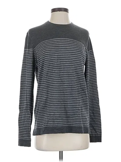 Pre-owned Assorted Brands Wool Pullover Sweater In Gray