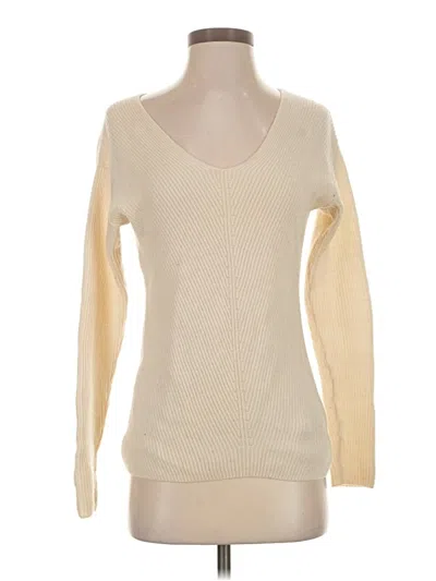 Pre-owned Assorted Brands Wool Pullover Sweater In Ivory