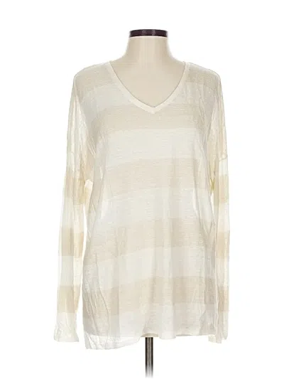 Pre-owned Assorted Brands Wool Pullover Sweater In Ivory