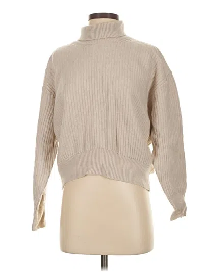 Pre-owned Assorted Brands Wool Pullover Sweater In Tan