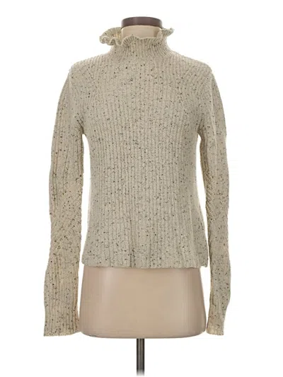Pre-owned Assorted Brands Wool Pullover Sweater In Tan