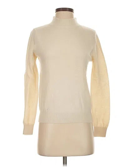 Pre-owned Assorted Brands Wool Pullover Sweater In White