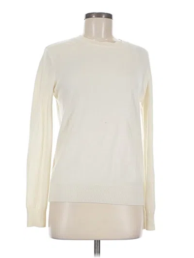 Pre-owned Assorted Brands Wool Pullover Sweater In White