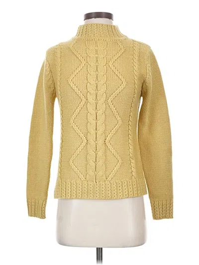 Pre-owned Assorted Brands Wool Pullover Sweater In Yellow