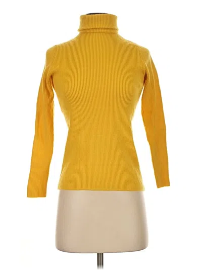 Pre-owned Assorted Brands Wool Pullover Sweater In Yellow