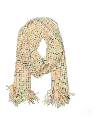 Pre-owned Assorted Brands Wool Scarf In Brown