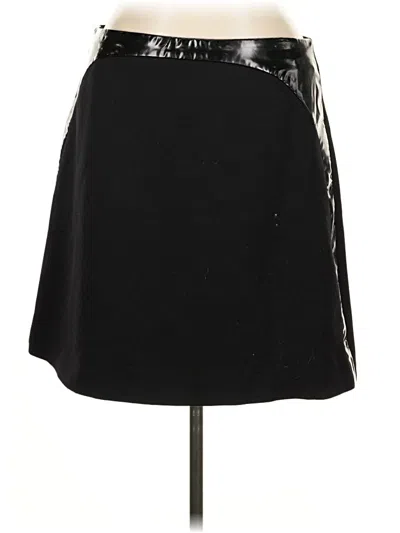 Pre-owned Assorted Brands Wool Skirt In Black
