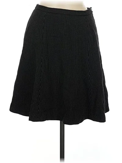 Pre-owned Assorted Brands Wool Skirt In Black