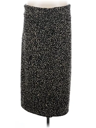 Pre-owned Assorted Brands Wool Skirt In Black
