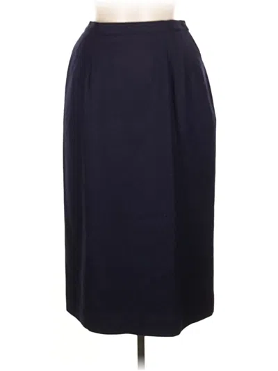 Pre-owned Assorted Brands Wool Skirt In Purple
