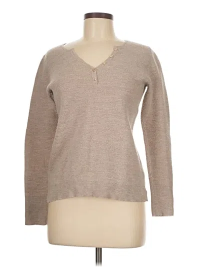 Pre-owned Assorted Brands Wool Sweater In Tan