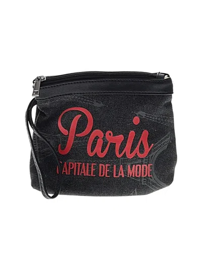 Pre-owned Assorted Brands Wristlet In Black