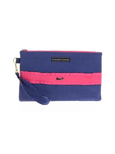 Pre-owned Assorted Brands Wristlet In Blue