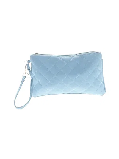 Pre-owned Assorted Brands Wristlet In Blue