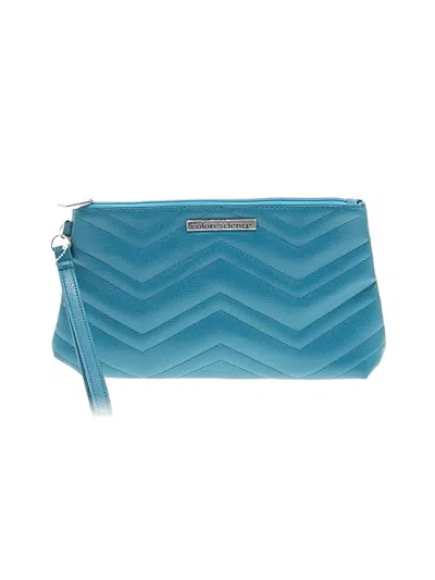 Pre-owned Assorted Brands Wristlet In Blue