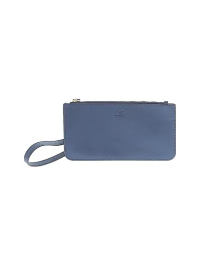 Pre-owned Assorted Brands Wristlet In Blue
