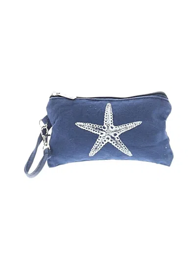 Pre-owned Assorted Brands Wristlet In Blue