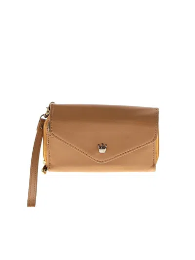 Pre-owned Assorted Brands Wristlet In Brown