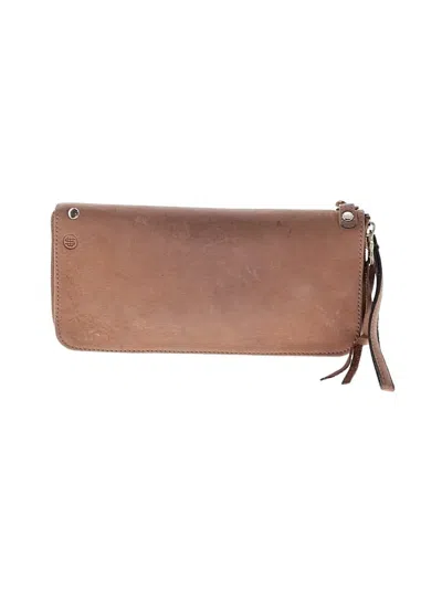 Pre-owned Assorted Brands Wristlet In Brown