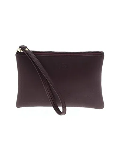 Pre-owned Assorted Brands Wristlet In Burgundy