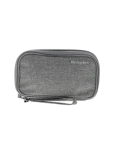 Pre-owned Assorted Brands Wristlet In Gray