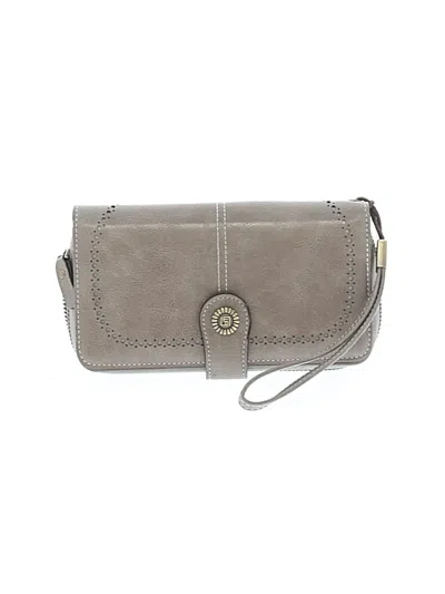 Pre-owned Assorted Brands Wristlet In Gray
