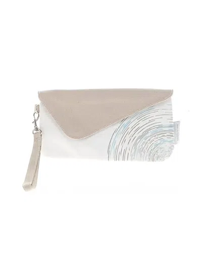 Pre-owned Assorted Brands Wristlet In Ivory