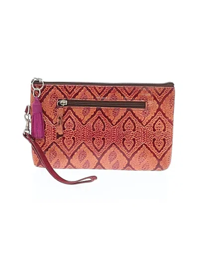 Pre-owned Assorted Brands Wristlet In Orange