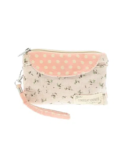 Pre-owned Assorted Brands Wristlet In Pink