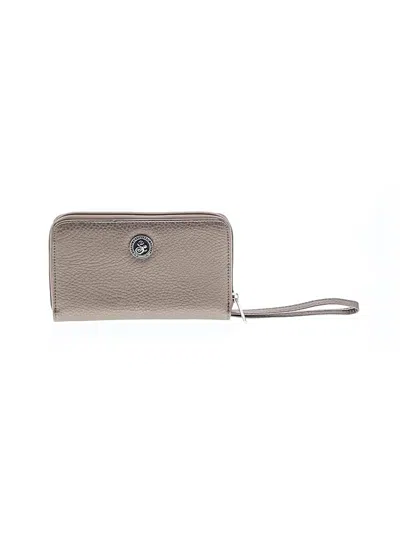 Pre-owned Assorted Brands Wristlet In Tan