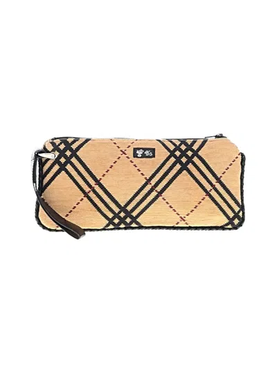 Pre-owned Assorted Brands Wristlet In Tan