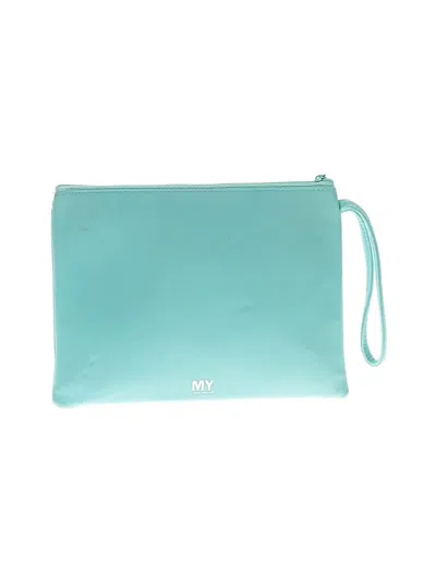 Pre-owned Assorted Brands Wristlet In Teal